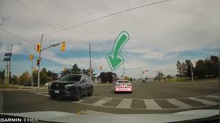 G2 Test Close Call: Student Almost Crashes on Left Turn – Tips to Pass!#failed #crash#car#ontario