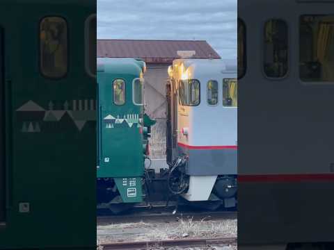 キハ40切り離し作業❗️鵡川駅