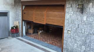 Tendências e Tipos de Portões de Garagem: Portão seccionado de garagem com porta embutida
