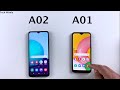 Samsung a02 vs a01  test de vitesse