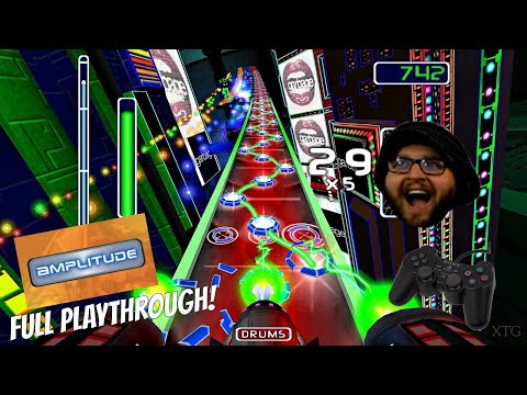 Amplitude (PS2) - Full Game Playthrough (Insane Difficulty)
