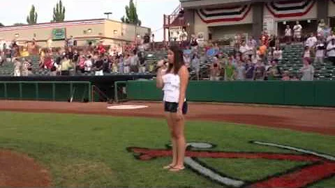 Tri-City Valley Cats National Anthem~Jess B