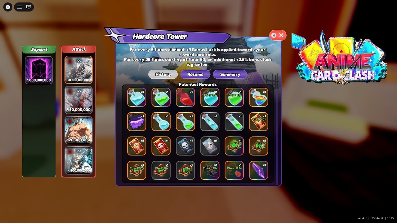 farm install rolls exp book team anime card clash 