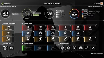The Division 2 Descent Solo Loop 32