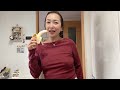 【ノーブラ】朝食のバナナを食べていたら大変なことになりました🍌💦
