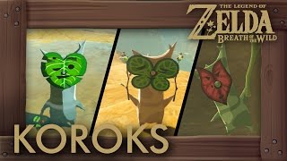 Zelda Breath of the Wild - All Korok Seeds (Wasteland Tower) Locations #358 - #423