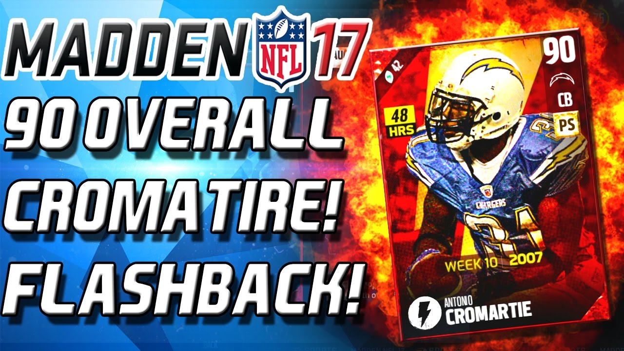 FLASHBACK CROMARITE! ITS LIT! BEST CORNERBACK IN MUT! - Madden 17 Ultimate Team