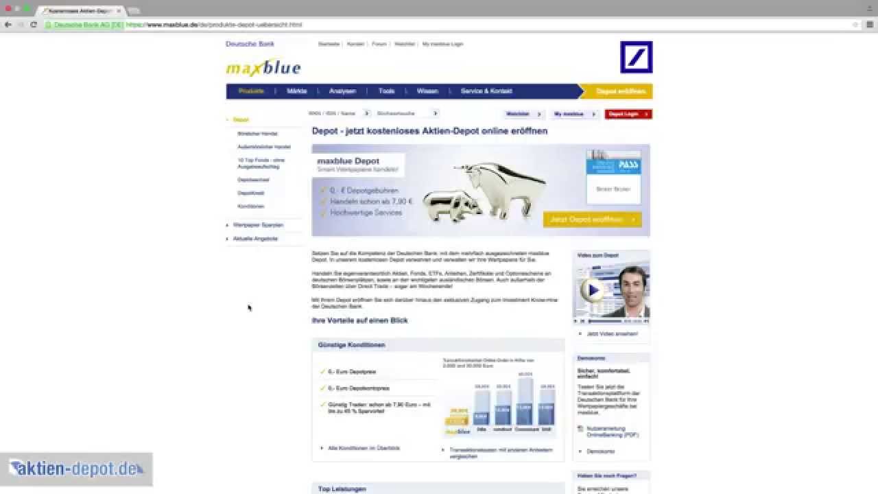 Maxblue Depot Eroffnen So Funktioniert Die Registrierung Youtube