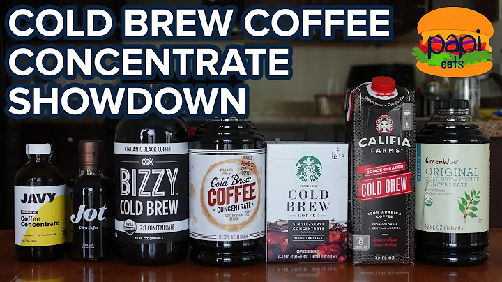 Discover the Best Cold Brew Coffee Concentrate: Javy, Jot, Bizzy, Trader Joe's, Starbucks or Publix?