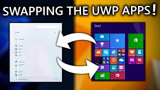 Swapping the Windows UWP Apps