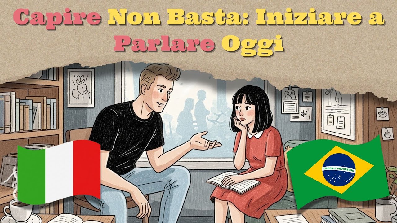 Shadowing Italiano A2 | Italiano Fácil com História – Entender Não Basta: Começar a Falar Hoje
