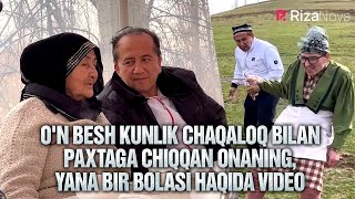 O'n Besh Kunlik Chaqaloq Bilan Paxtaga Chiqqan Onaning, Yana Bir Bolasi Haqida Video!