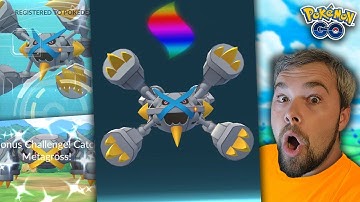 Shiny Mega Metagross Raid Day! The Rarest Mega Metagross You