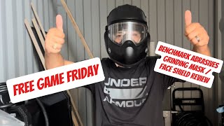 Free Game Friday - Benchmark Abrasives Grinding Helmet / Face Shield - Actually Comfortable PPE