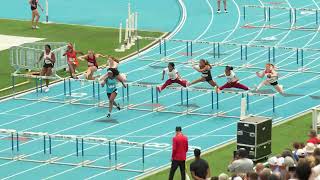 2025 IHSA Girls State Meet - Class 2A 100m Hurdle Final