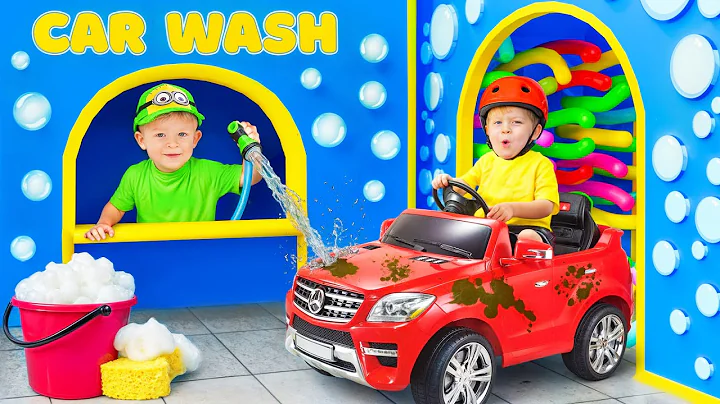 Oliver OPENS His Magical Car Wash + More Fun Videos for Kids