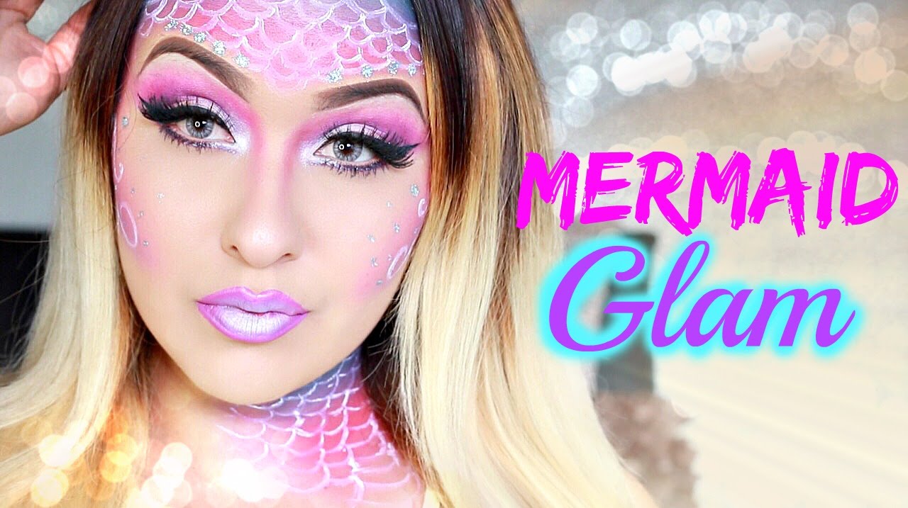 Mermaid Glam Halloween Tutorial YouTube