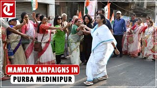 Lok Sabha polls: West Bengal CM Mamata Banerjee campaigns in Purba Medinipur