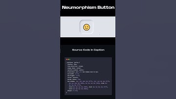 Neumorphism button CSS 🤯🤯🤯 #csstricks