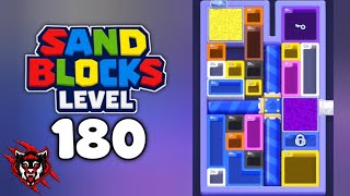 Sand Blocks Drop Puzzle Level 180 Game Walkthrough