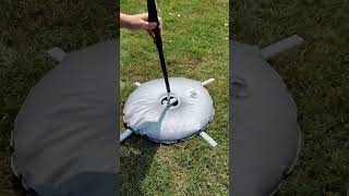 Installation of beach flags