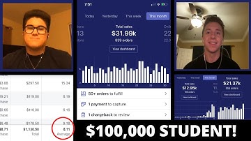 How My Student Made $100,000 On Shopify (Case Study)