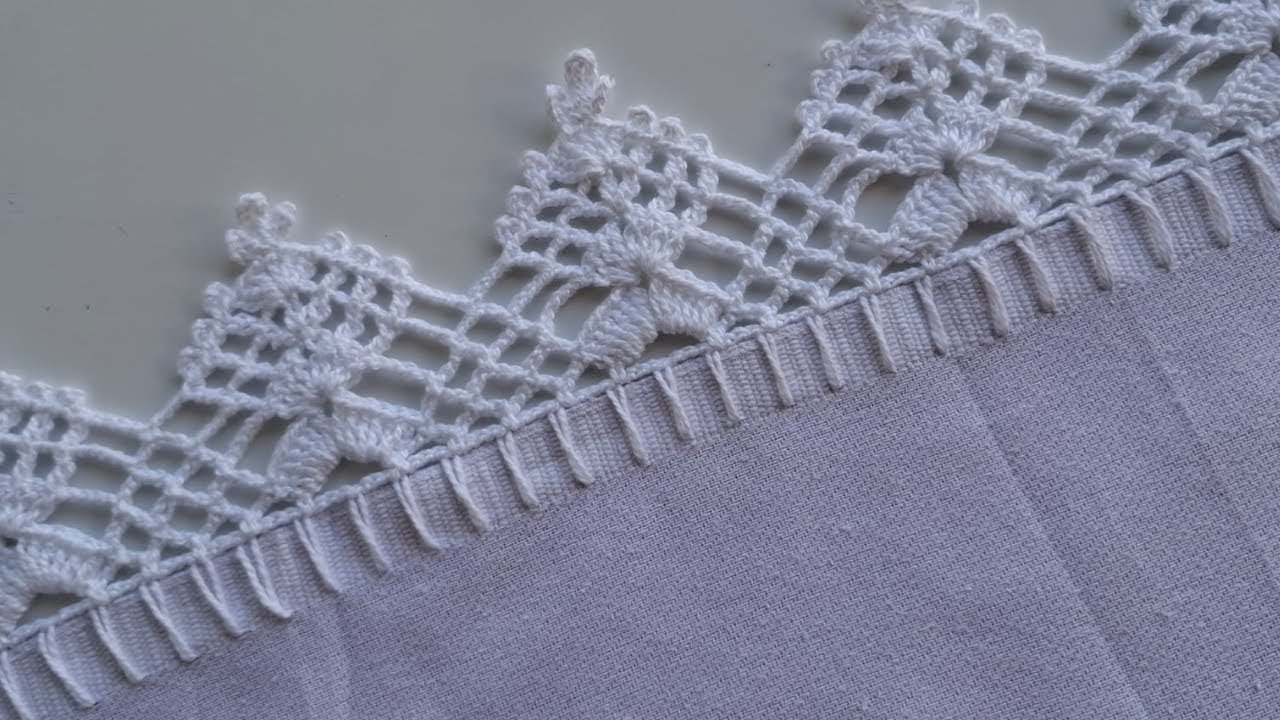 Bico de croche para pano de prato #830