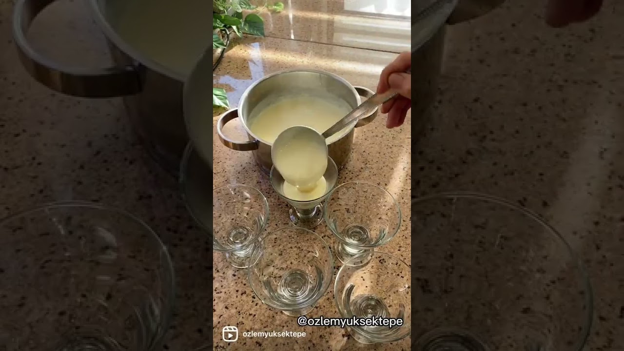 Çikolata Soslu Muhallebi