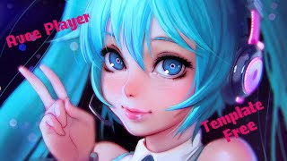 AVEE PLAYER TEMPLATE ANIME |FREE DOWNLOAD 1.2.129