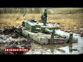 Us and germany tanks stuck in ukrainian mud  abrams tank tows mudsubmerged leopard 2 tanks