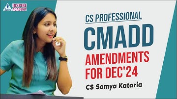🔥CMADD SS-1& 2 + AMENDMENTS for dec