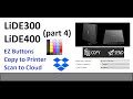LiDE300 LiDE400 (part4) Setup EZ Buttons, Copy to printer, Scan to Dropbox