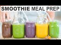 HOW-TO MEAL PREP SMOOTHIES WITH FREEZER PACKS + 4 New Healthy Smoothie Recipes