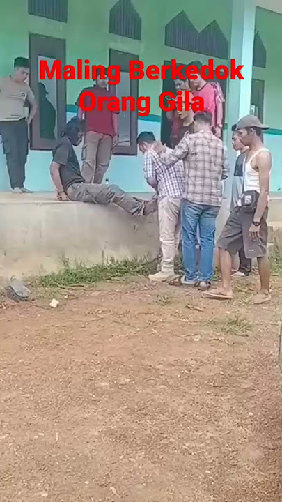 Maling Berkedok Orang gila