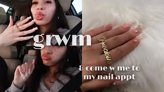 grwm for my nail appt