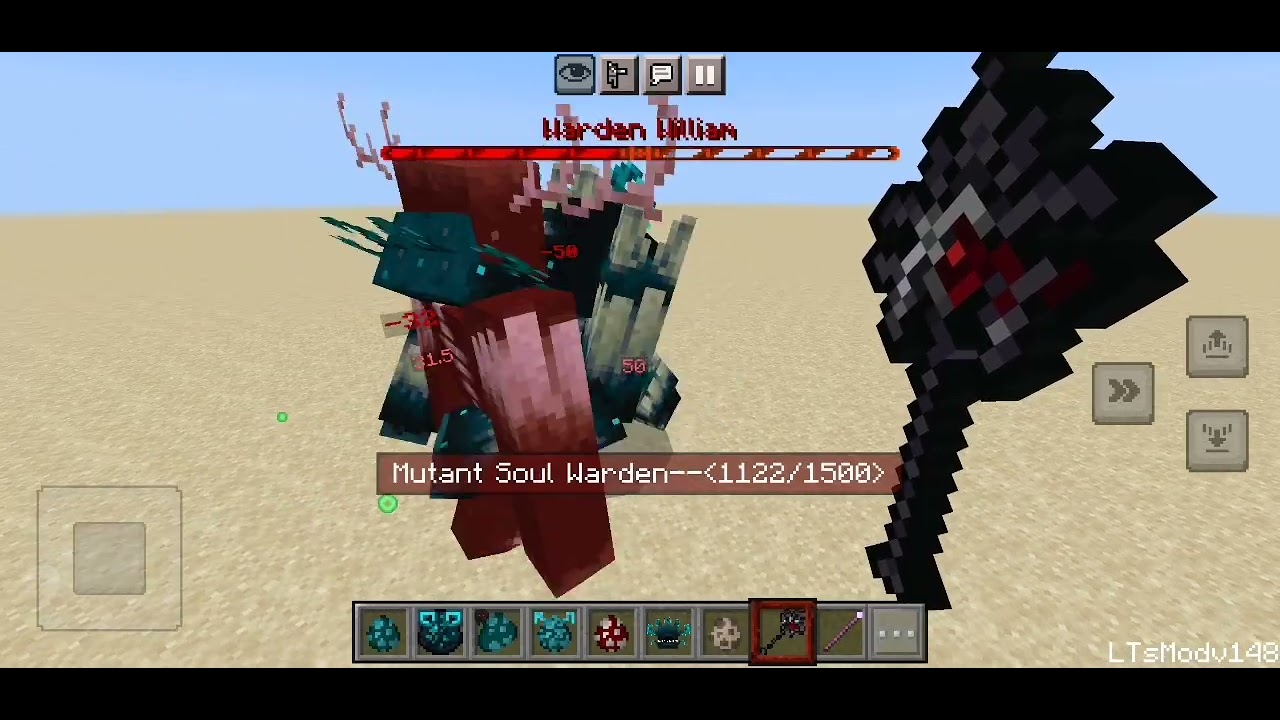Mutant soul warden vs all wardens (minecraft mob battle)