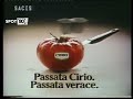 CIRIO PASSATA VERACE (1982) Spot Anni 80