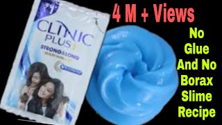 How To Make Slime Without Glue And Borax. Slime withClinic plus Shampoo. Satisfying Slime Video.