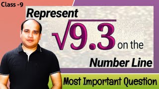 Represent 93 On The Number Line  Represent Root 93 On Number Line  Class 9 Maths Ex 15 Q4