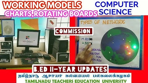 TNTEU B.Ed II-YEAR COMMISSION WORKING MODELS FOR COMPUTER SCIENCE || HOW TO MAKE CHARTS FLASH CARDS