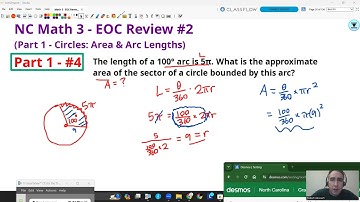 NC Math 3 - EOC Review 2 Part 1 - Area and Arc Length of Circles