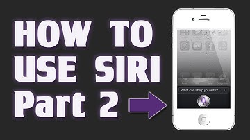 How to Use Siri iPhone 5 / 4S / iPad - Review / Tutorial / Demo - Things to Say to Siri -  Part 2