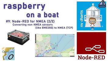 raspberry on a boat #9: Node-RED for NMEA (2/2): Using Node-RED as NMEA Multiplexer for I2C Sensors