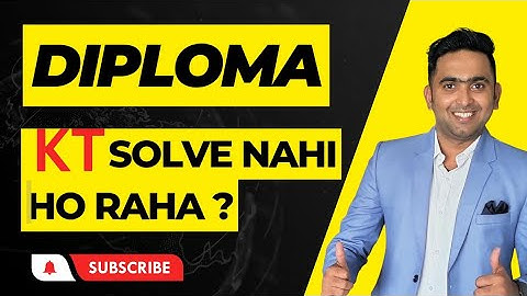 MSBTE - KT is not coming out? | Toshib Shaikh