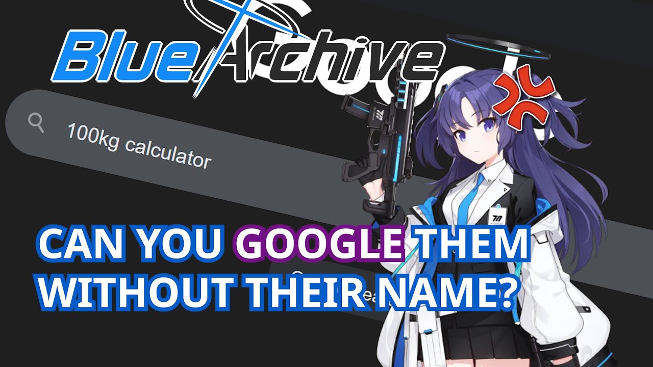 Can You Google Your Favorite Student Without Their Name? | Blue Archive