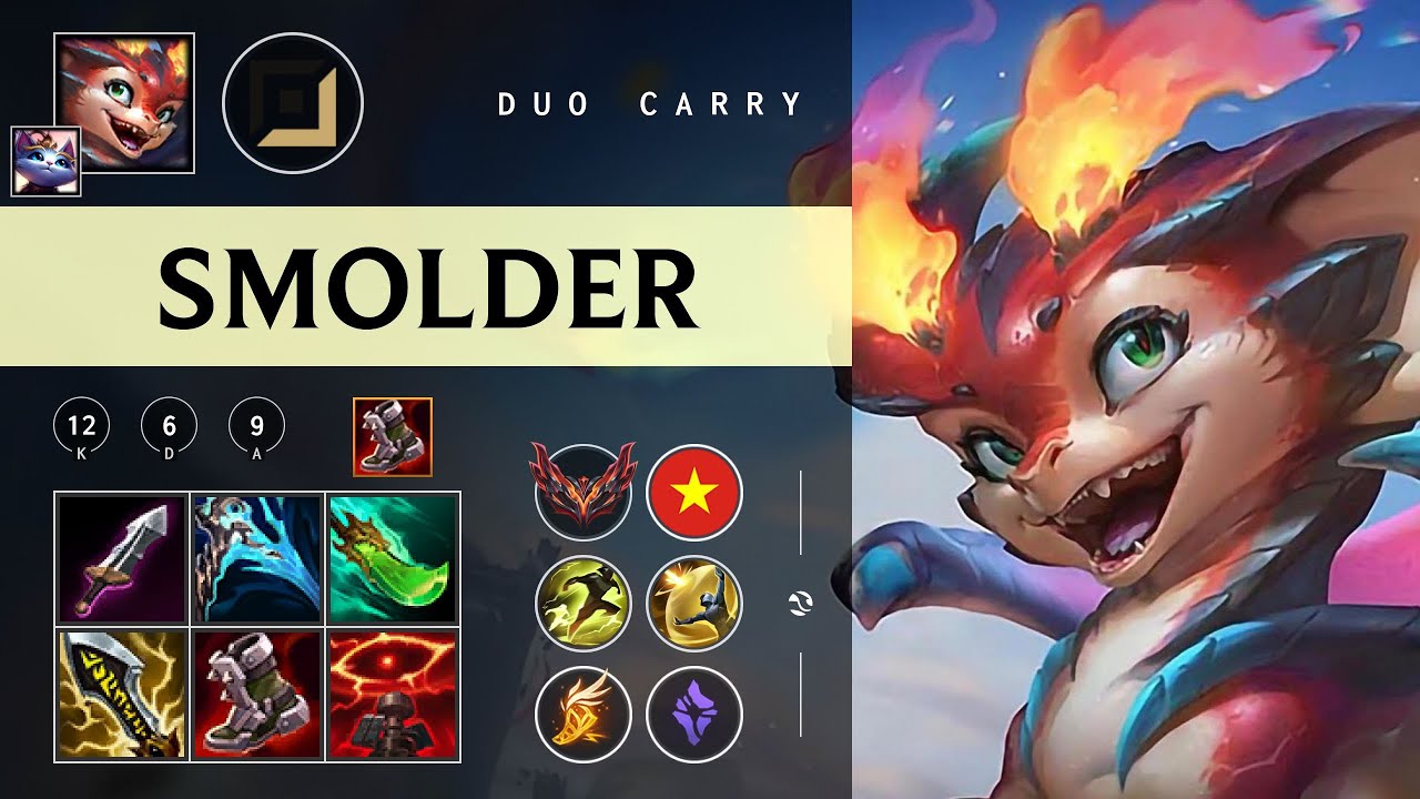 Smolder ADC vs Caitlyn - VN Grandmaster Patch 26.01