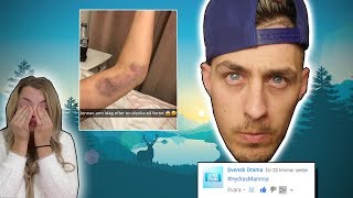 Joakim Lundells Fru Skadad, Youtuber Mordhotat, Ben Mitkus