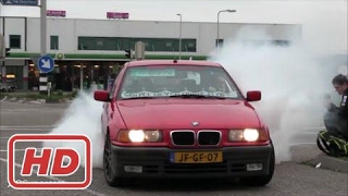 [ Mr Glenn ] BMW 316i With V12 Engine doing BURNOUTS!