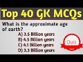 Top GK and Current affairs MCQs | CSS, PMS, UPS, Pgtrb, PET, SST, CT | Competitive exams preparation