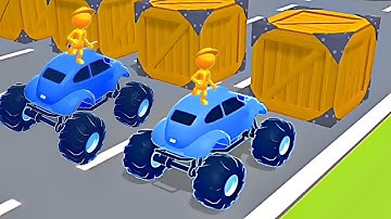 Shape-Shifting - SUPER MONSTER TRUCK RACE Gameplay Android, iOS (Part 1)